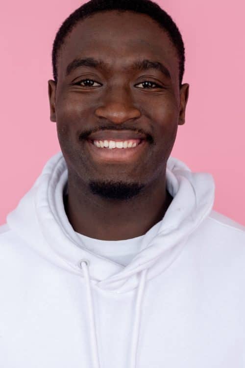 young person smiling