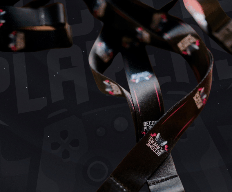 Become Players lanyard
