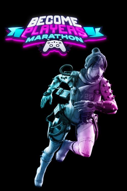 Become Players Marathon emblem and running gaming avatar